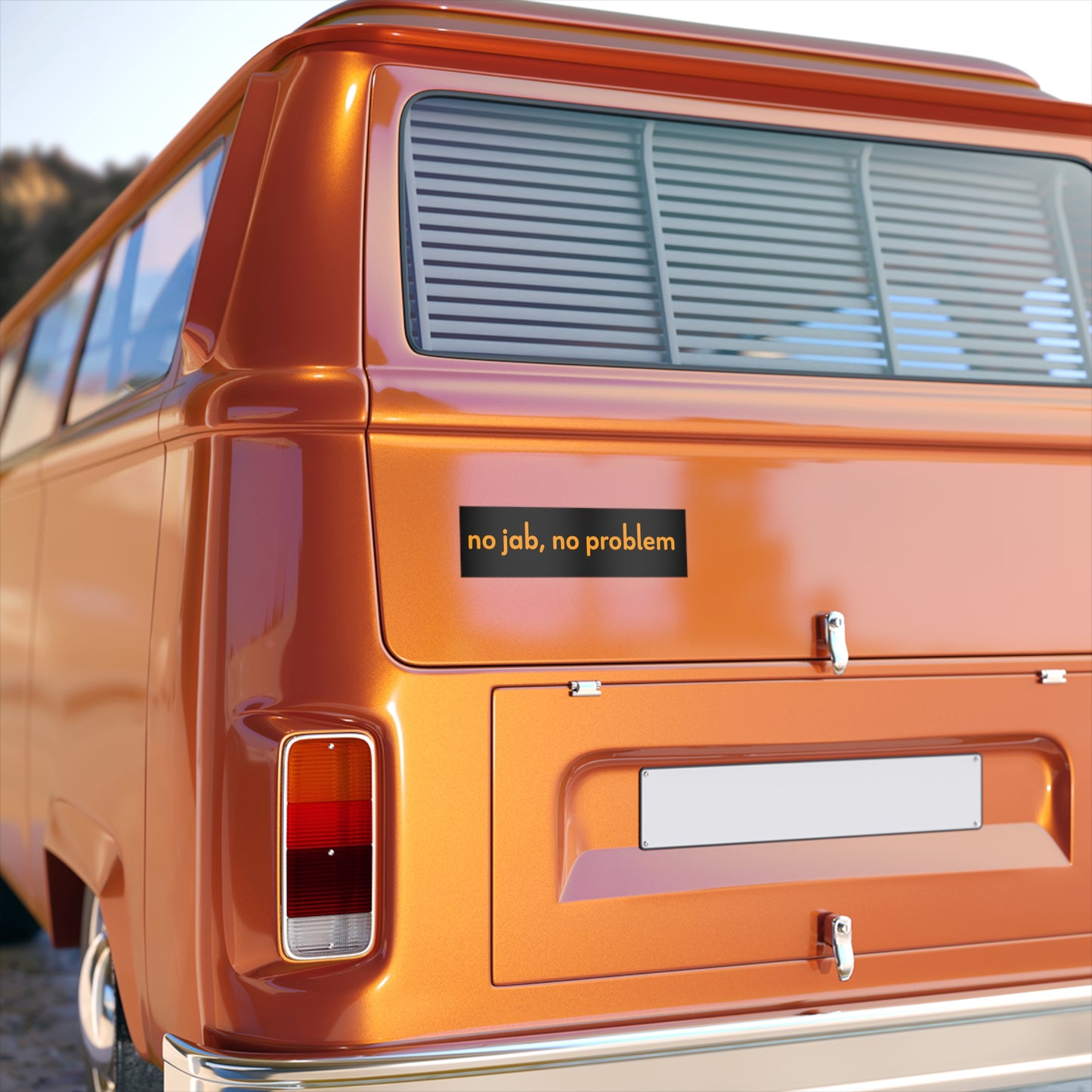 No Jab No Problem - Sticker