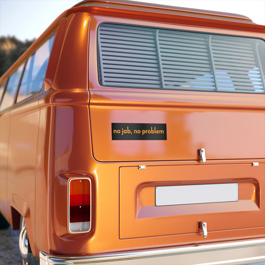 No Jab No Problem - Sticker